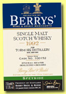 Tormore 1992/2012 (51.5%, Berry Bros & Rudd, cask #100152)